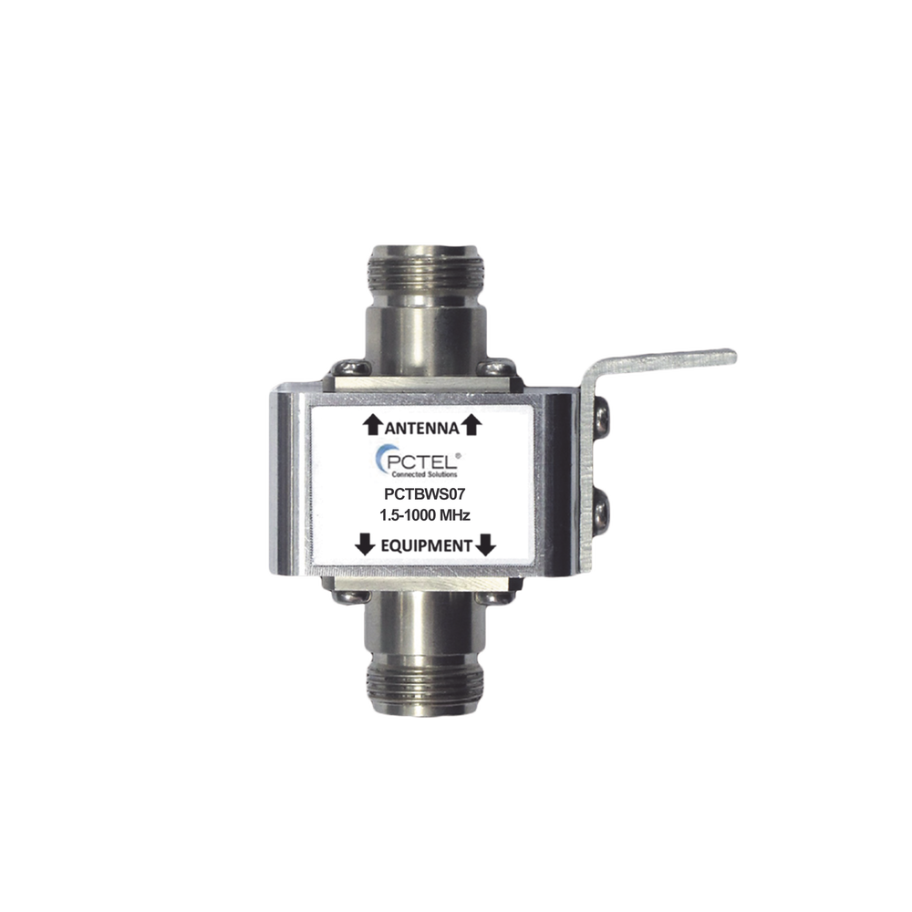 Protector Coaxial con ceja frontal, conectores N hembra