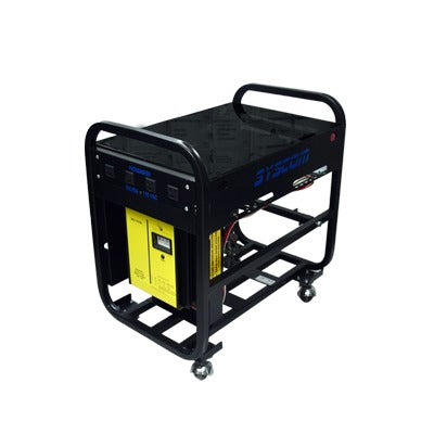 Planta de emergencia 600W, 110V requiere una batería.