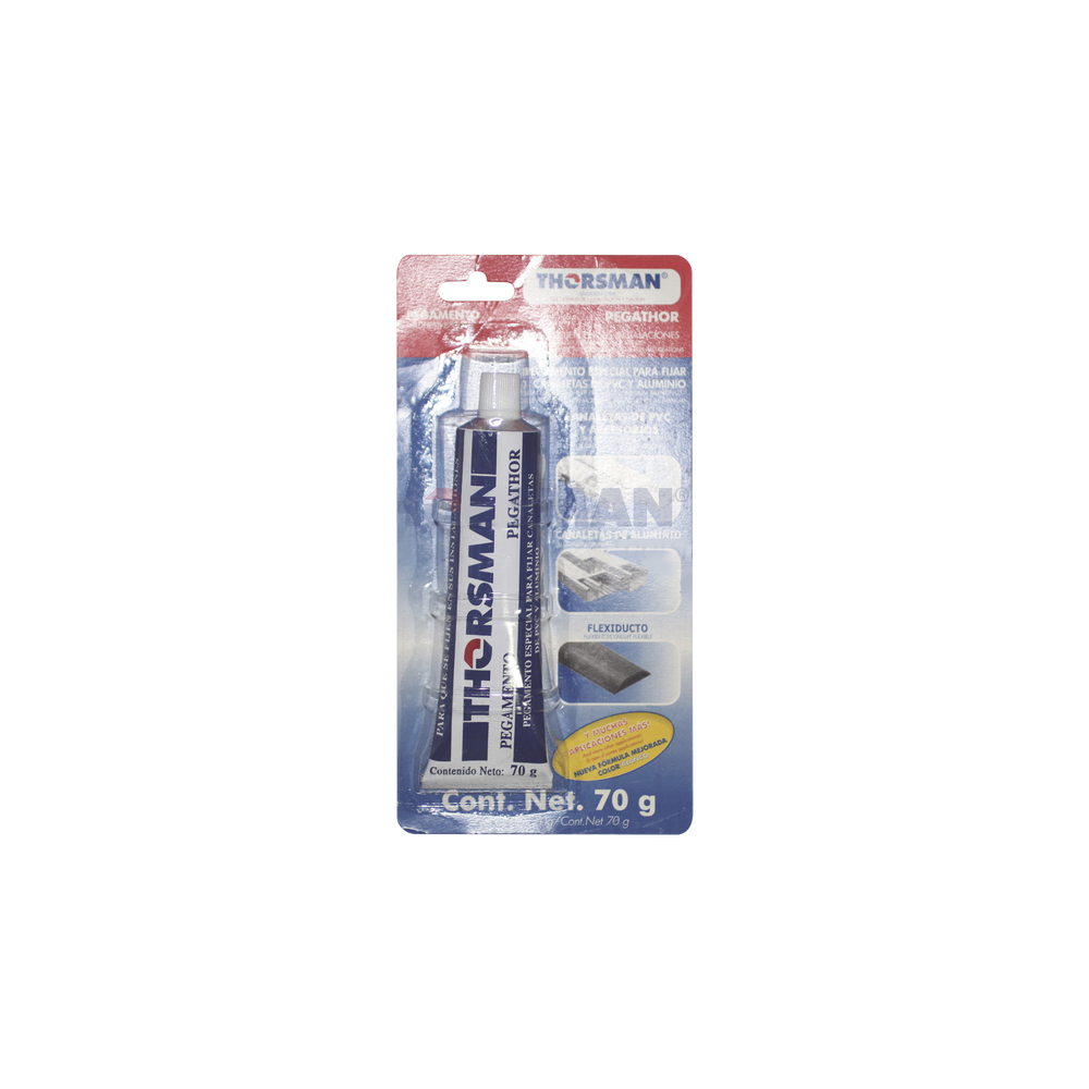 Pegamento para canaleta Pegathor, presentación blister 70 g (9999-88888)