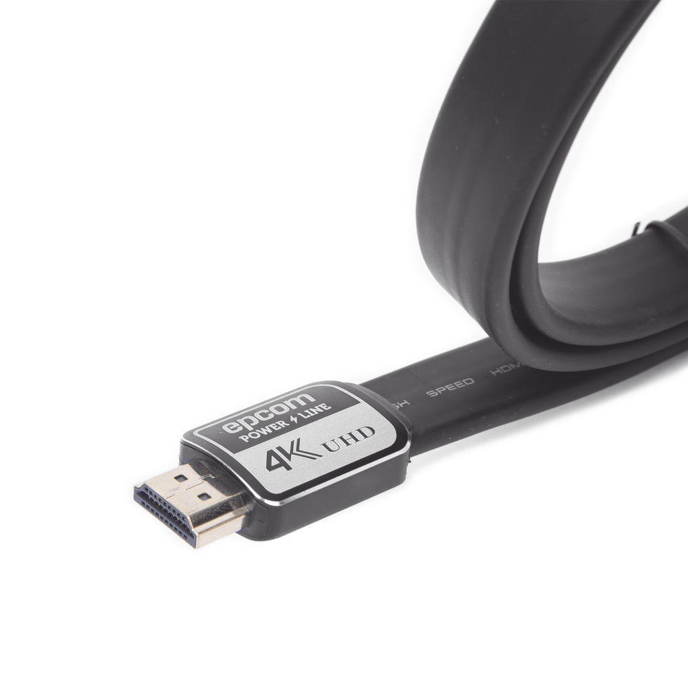 Cable HDMI versión 2.0 plano de 3m ( 9.8 ft ) optimizado para resolución 4K ULTRA HD