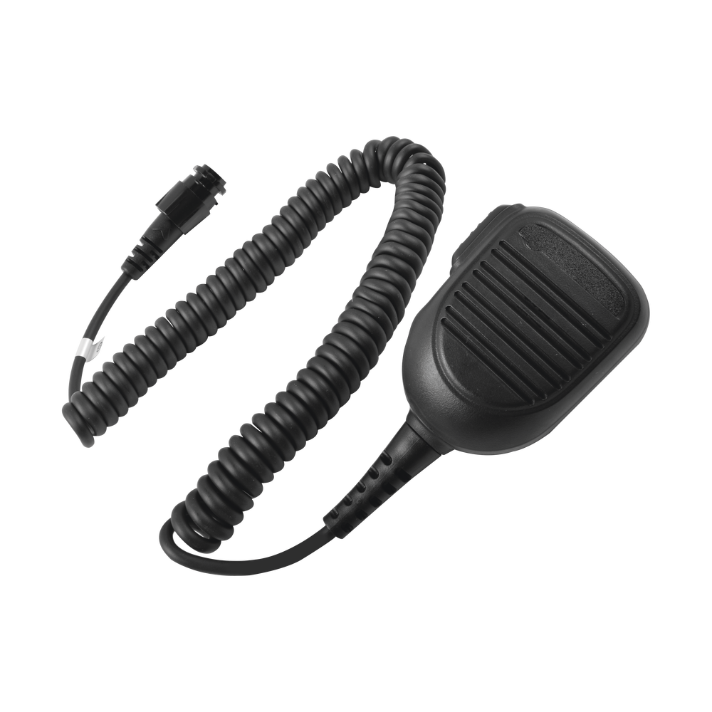 Mobile radio microphone with round connector for Motorola DGM4100, DGM6100 radios