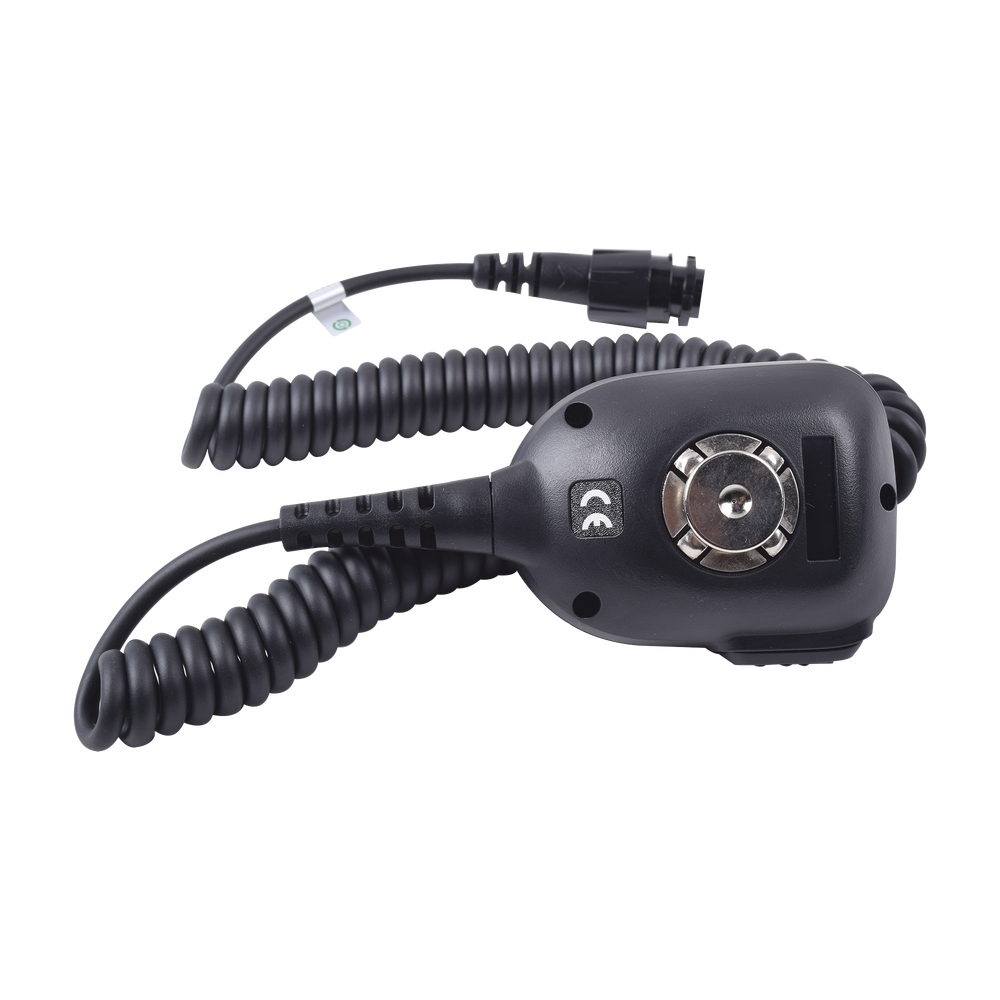 Mobile radio microphone with round connector for Motorola DGM4100, DGM6100 radios
