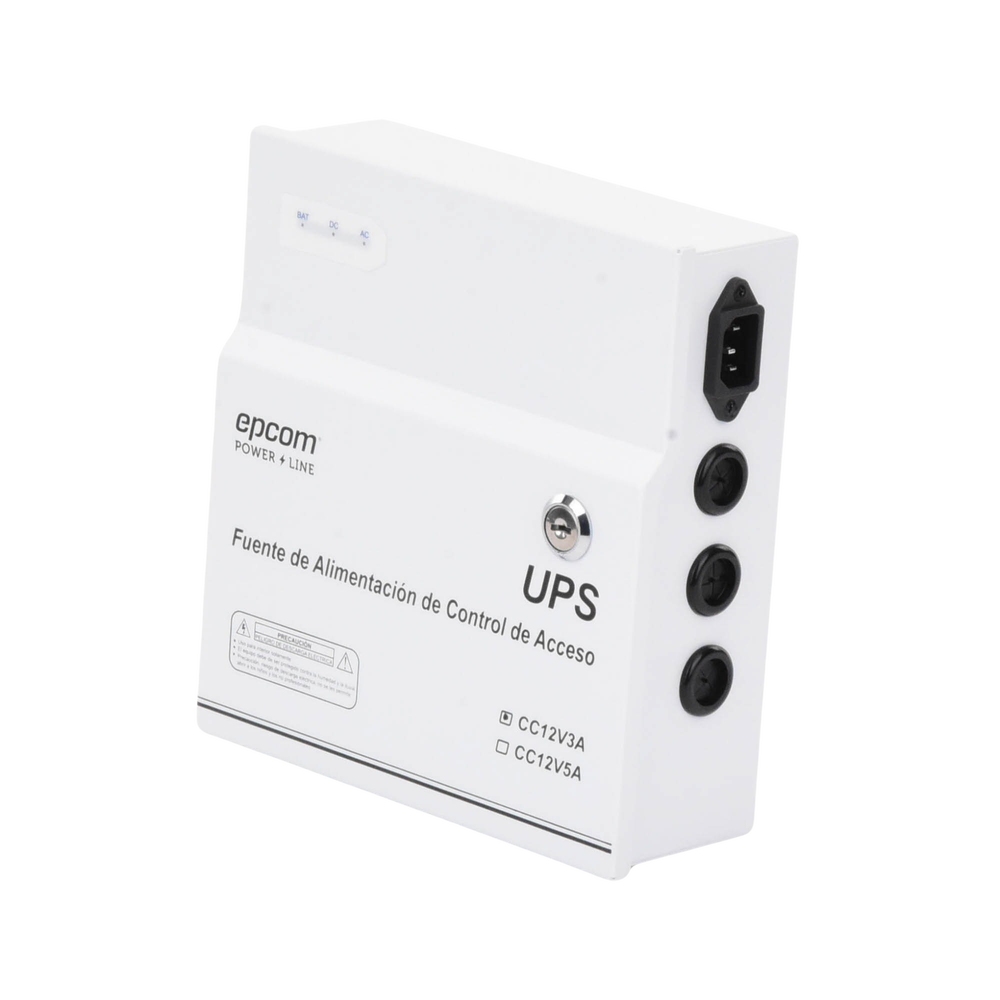 Professional Power Supply with 1 Output 11-15 Vdc / 3 Ampere / Built-in Timer / Supports Backup Battery (Not Included) / Input Voltage: 96 - 264 Vac