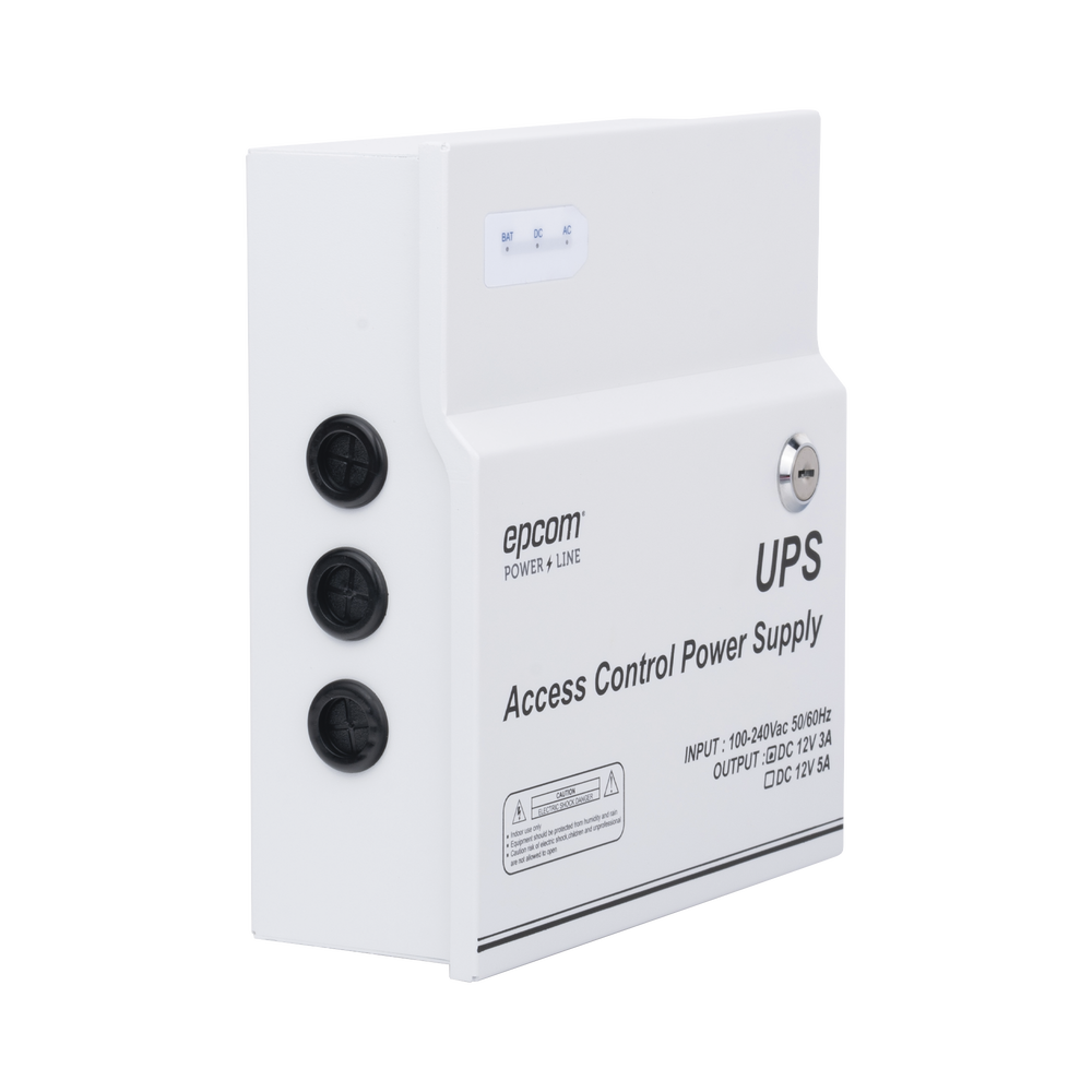 Professional Power Supply with 1 Output 11-15 Vdc / 3 Ampere / Built-in Timer / Supports Backup Battery (Not Included) / Input Voltage: 96 - 264 Vac