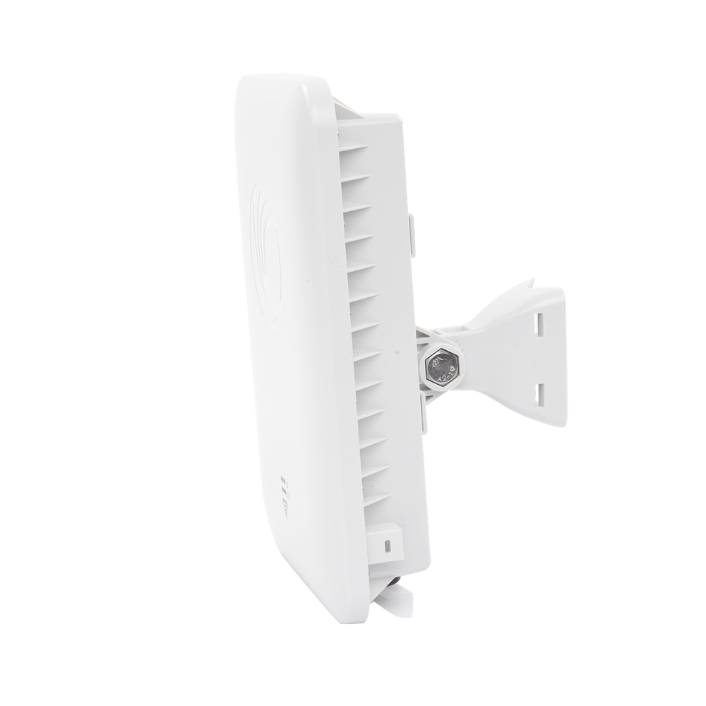 cnPilot e501S outdoor WiFi access point, industrial-grade IP67, filters for coexistence with LTE networks, dual band, 90-120 degree sector antenna and secondary PoE port