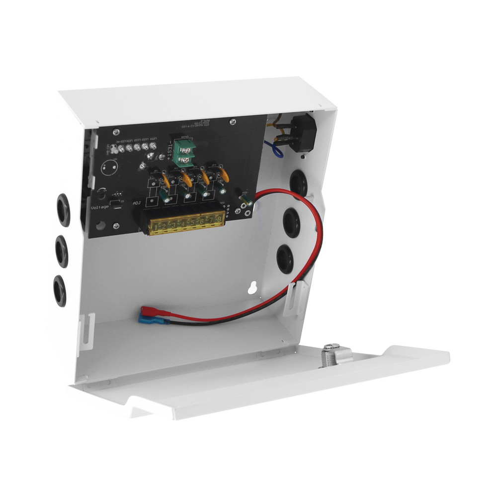 Professional 12V DC @ 4A Power Supply / Supports 4 Cameras / Backup Battery Capacity (Not Included) / Input Voltage 96-264V AC