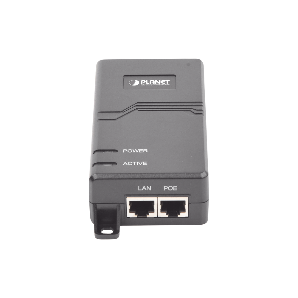 Inyector PoE IEEE 802.3at, Puertos Gigabit, Hasta 30 W de Salida PoE (Mid-span)
