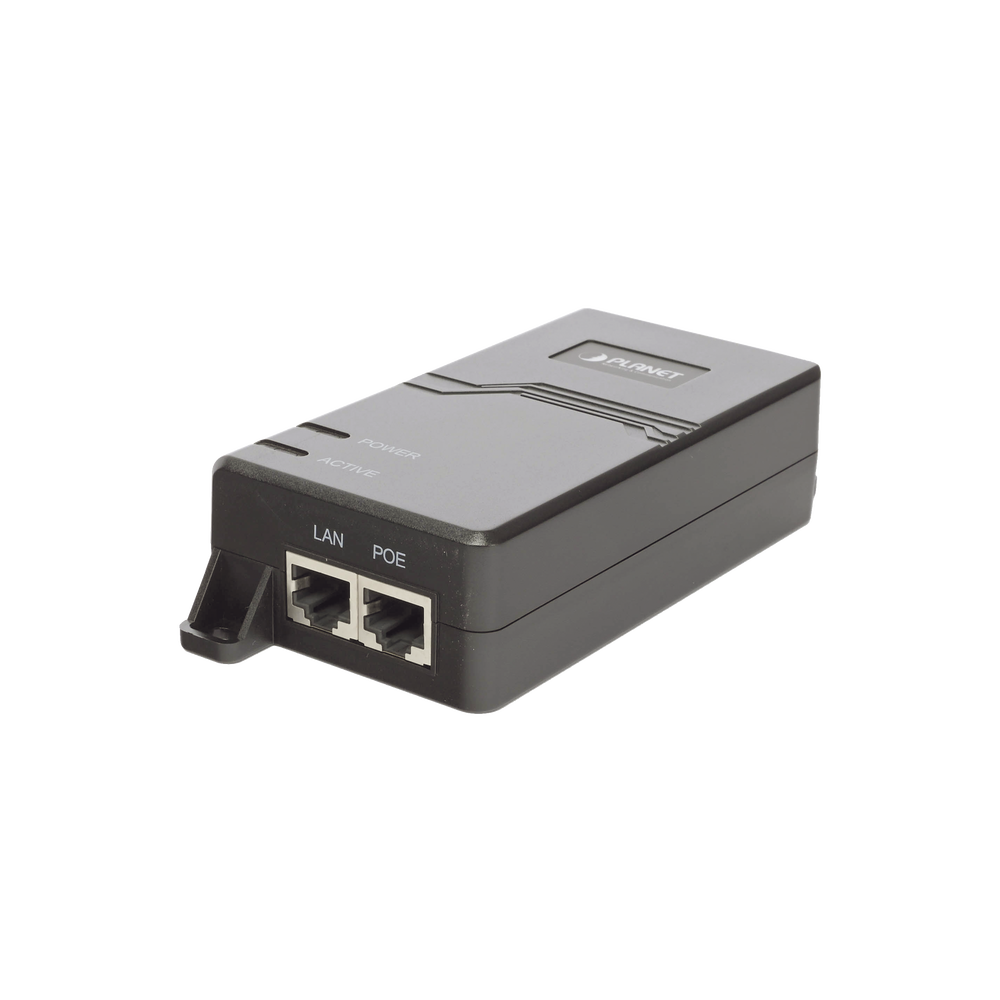 Inyector Ultra PoE 60W 4-pares UTP, compatible 802.3af/at Gigabit 10/100/1000 Mbps