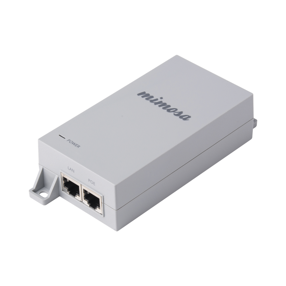 Inyector PoE Pasivo Gigabit 50 Vcd para radios A5x, A5c, B5c, B5, B11, B24, C5c, C5x, C6x Mimosa (502-00022)