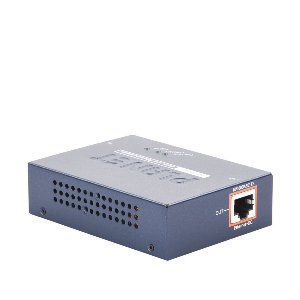100m PoE 802.3af extender with 1 port 10/100 Mbps