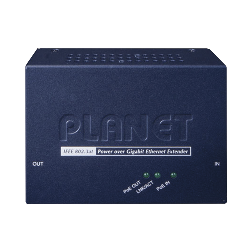 Extensor 100m PoE 802.3af/at de 1 puerto 10/100/1000 Mbps