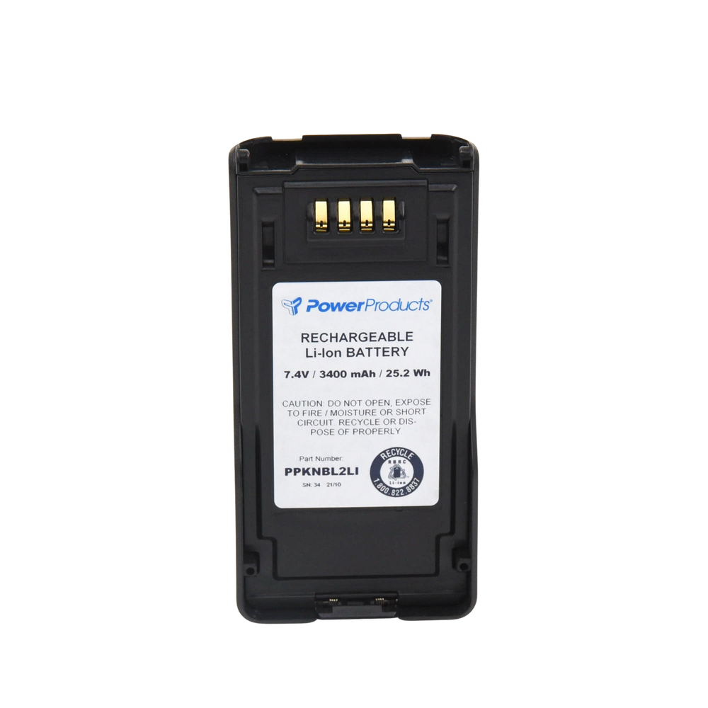 Li-Ion battery 3400 mahA for Kenwood NX5000 series radios (IP67)