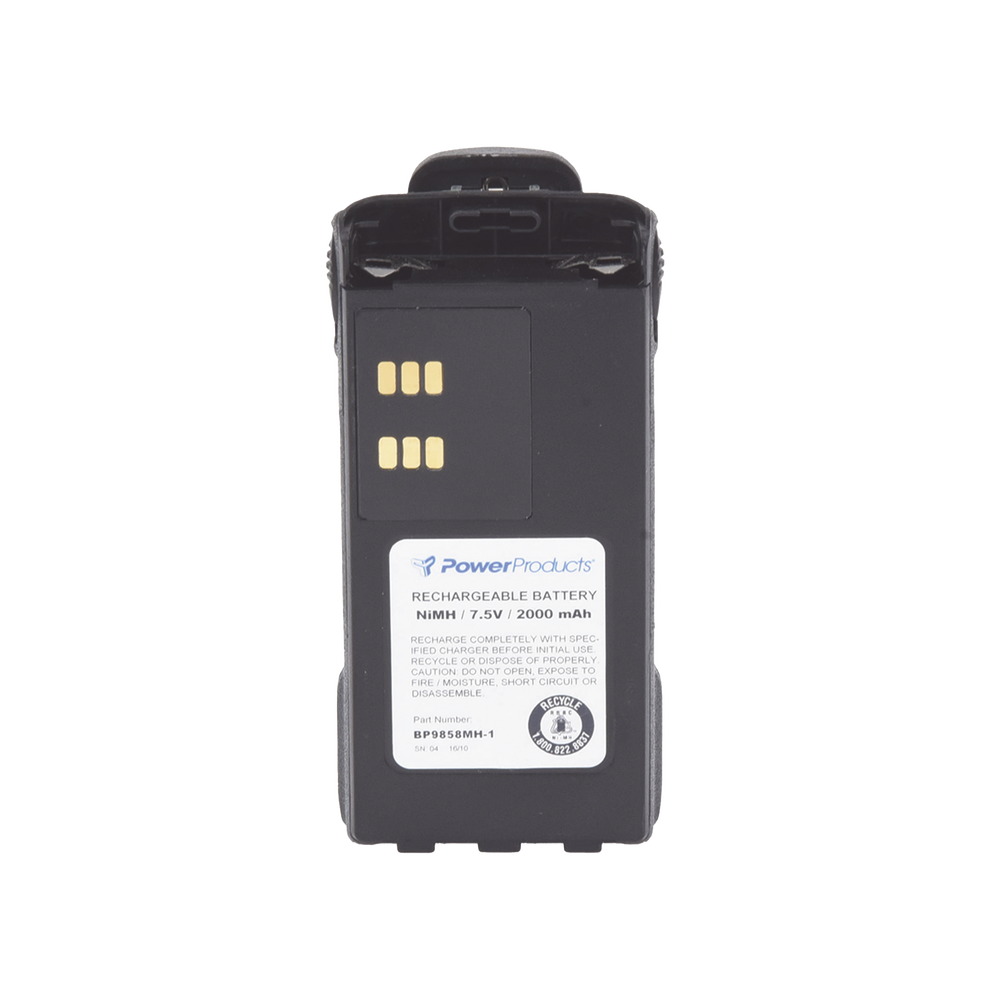 Ni-MH 2000 mAh battery for Motorola XTS1000/1500/2250/2500 radio Clip included