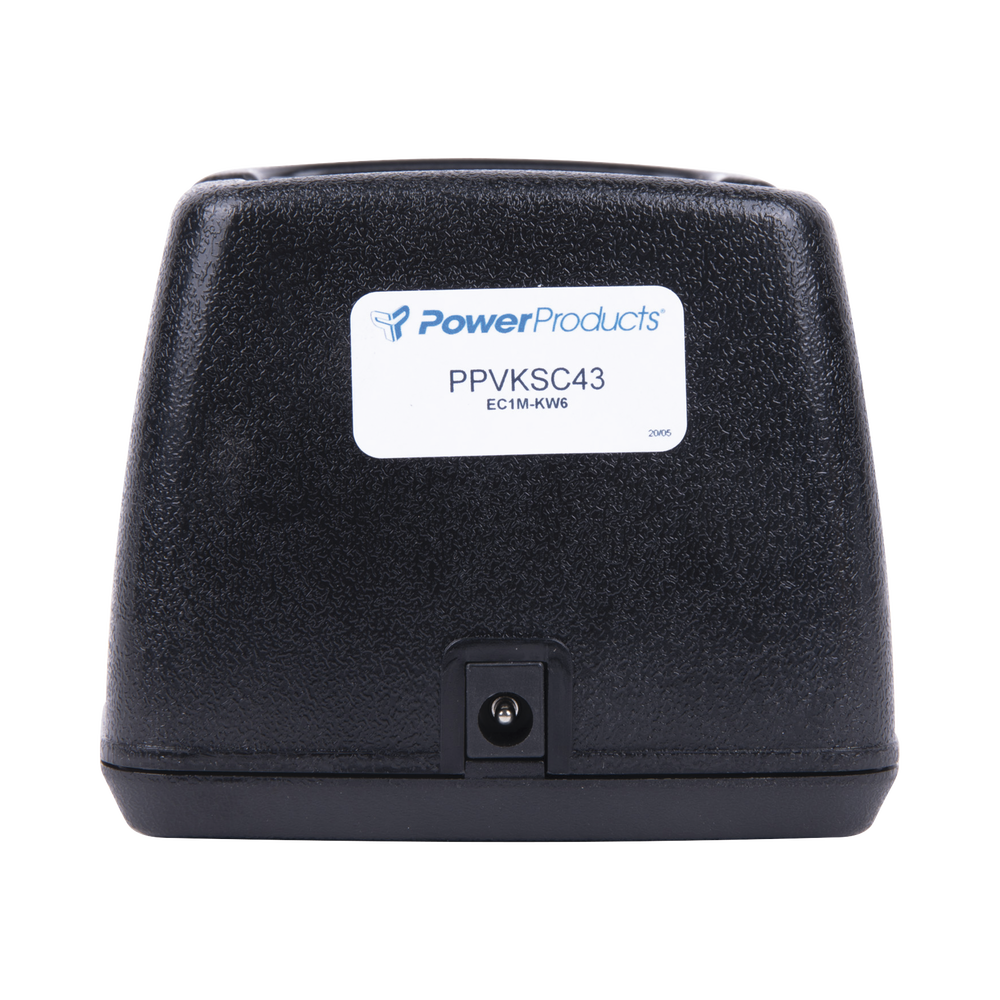 Charger with wall adapter for Kenwood radios NX240, NX340, TK2000, TK2200L, TK2200LP, TK2207, TK2212L, TK2300, for use with NiCd, NiMH, Li-Ion, and LiPo batteries. Reverse the cup position if necessary for NiMH or Li-Io.
