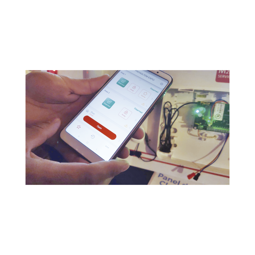 Panel de Alarma Cloud Híbrido 4G LTE / 8 Zonas Cableadas, 32 Inalámbricas / INCLUYE 2 AÑOS 3G/4GLTE ILIMITADOS / Programación 100% vía WEB / ALTA SEGURIDAD