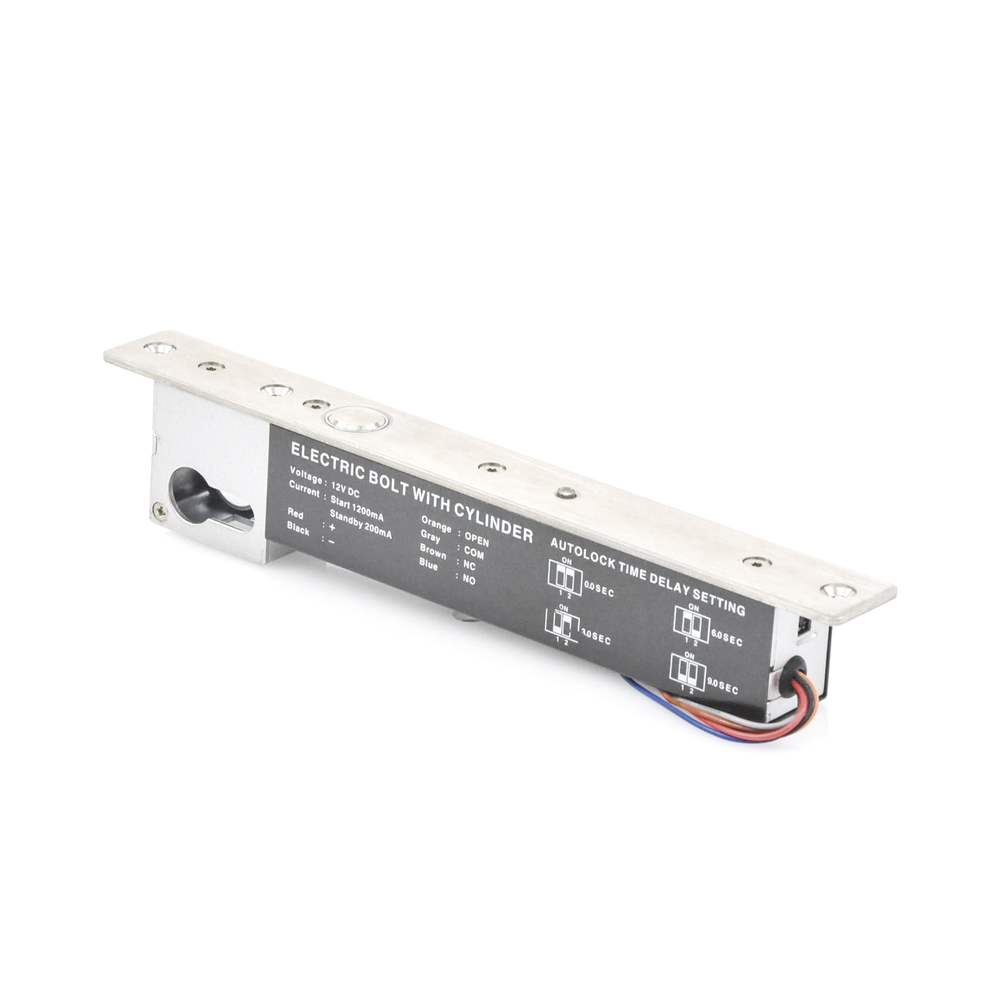 Electric Bolt Lock Open in case of failure with key opening in case of emergency