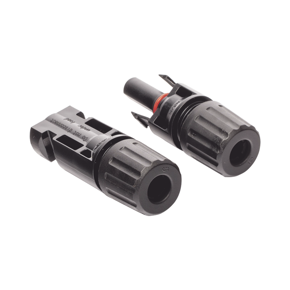 Pair of Male-Female Connectors for MC-4 Type Photovoltaic Modules