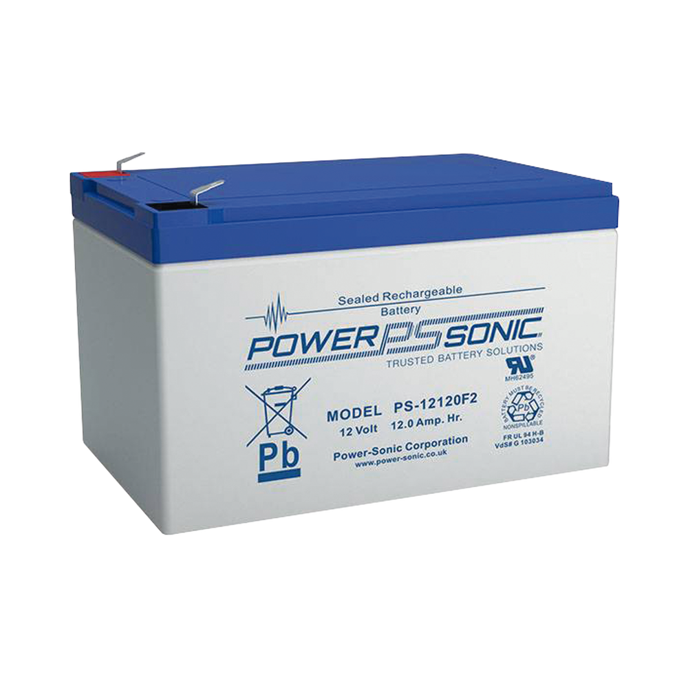 Batería de Respaldo UL de 12V 12AH / Ideal para Sistemas de Detección de Incendio / Control de Acceso / Intrusión / Videovigilancia / Terminales Tipo F2