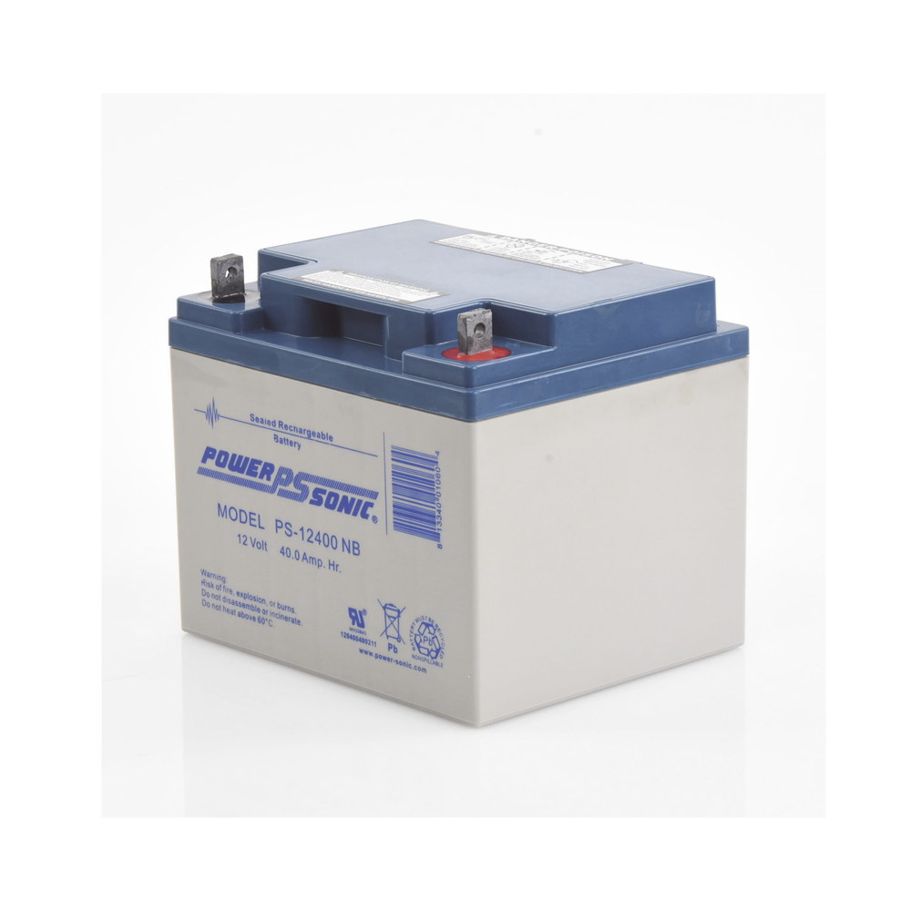 12V 40AH UL Listed Backup Battery / Ideal for Fire Detection Systems / Access Control / Intrusion / Video Surveillance / NB Type Terminals