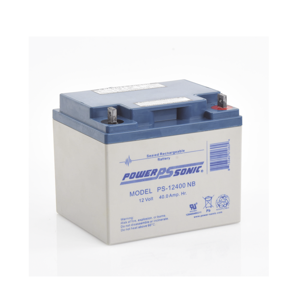 12V 40AH UL Listed Backup Battery / Ideal for Fire Detection Systems / Access Control / Intrusion / Video Surveillance / NB Type Terminals