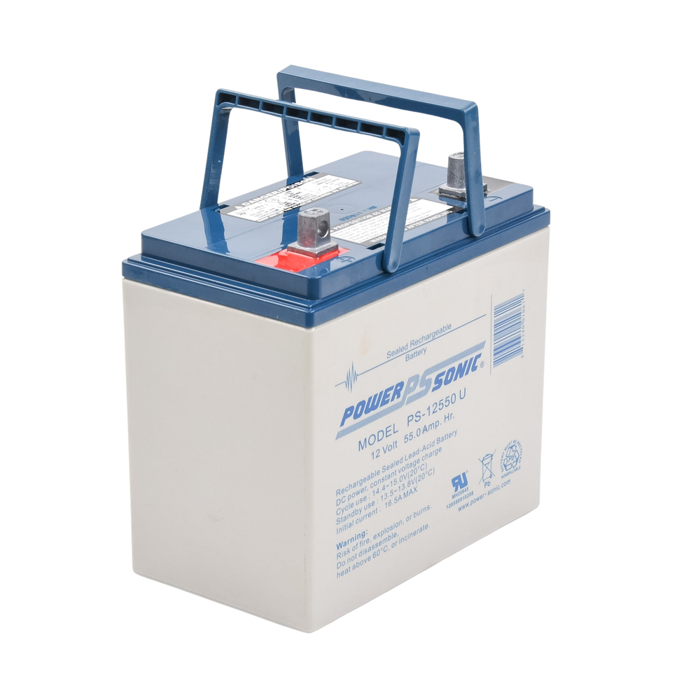 12V 55AH UL Listed Backup Battery, Ideal for Fire Detection, Access Control, Intrusion and Video Surveillance Systems