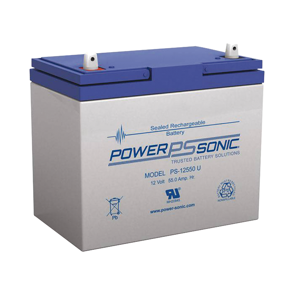 Batería de Respaldo UL de 12V 55AH, Ideal para Sistemas de Detección de Incendio, Control de Acceso, Intrusión y Videovigilancia