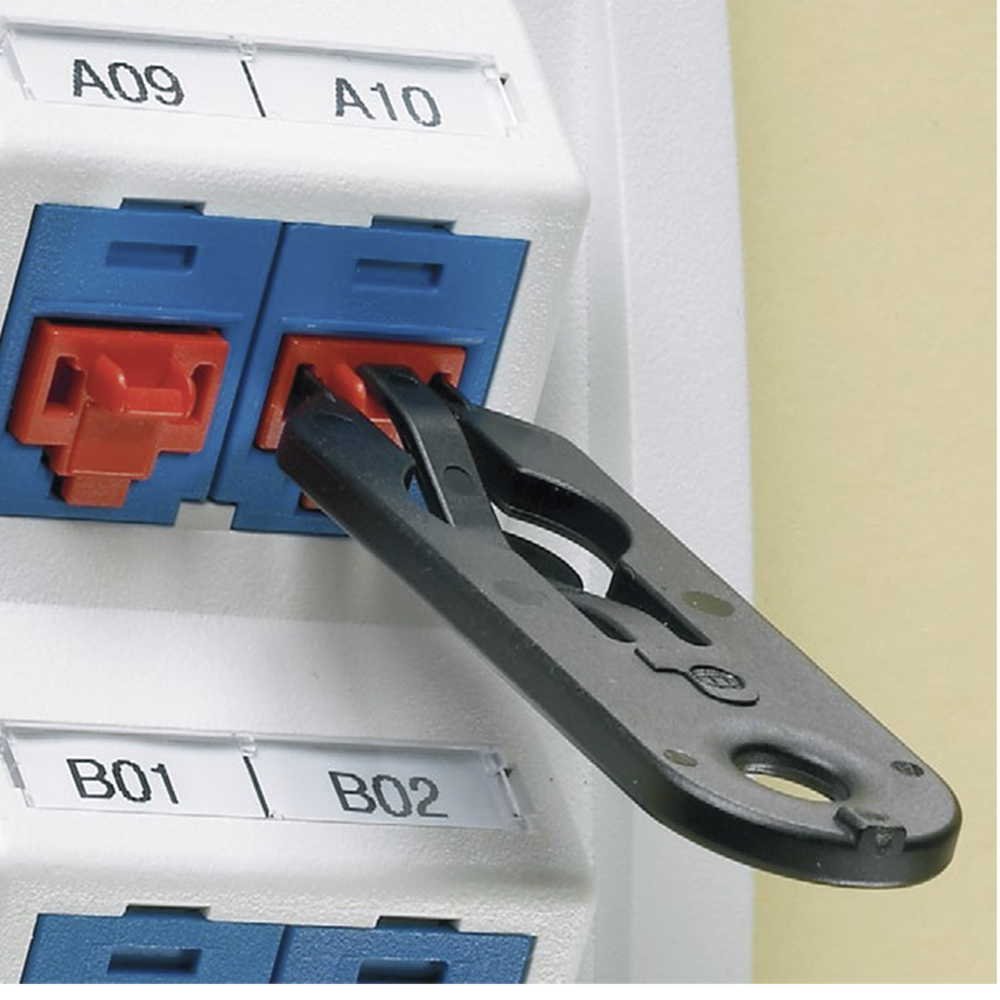 Kit of 10 RJ45 Port Blocking Devices, Black, Includes Extraction Key