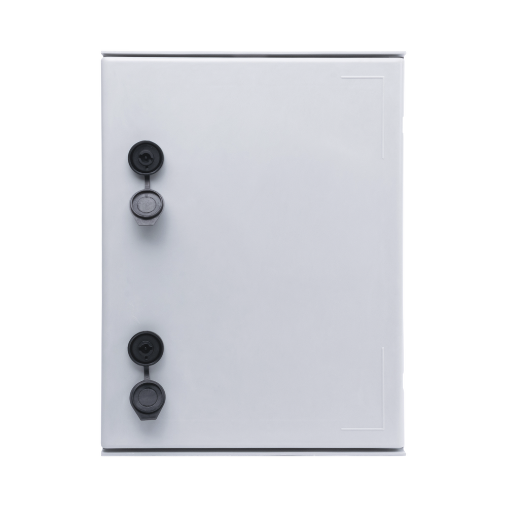 IP65 Polyester Cabinet for Outdoor Use (300 x 400 x 200 mm) with Internal Back Plate (Includes Key and Plate).