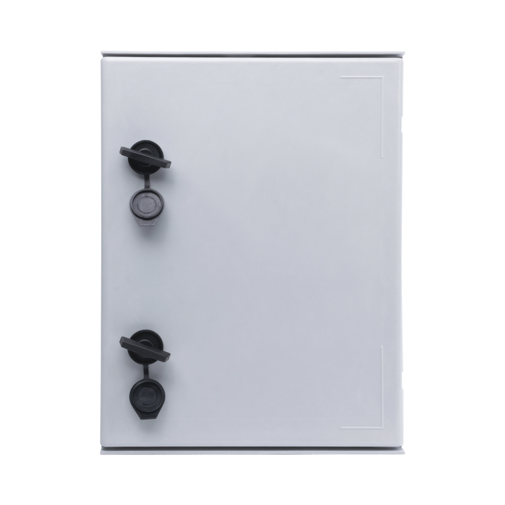 IP65 Polyester Cabinet for Outdoor Use (300 x 400 x 200 mm) with Internal Back Plate (Includes Key and Plate).