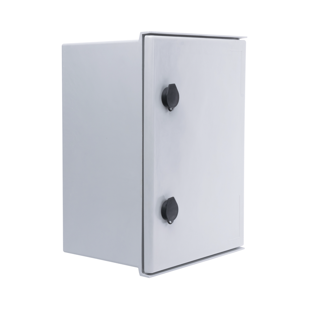 IP65 Polyester Cabinet for Outdoor Use (300 x 400 x 200 mm) with Internal Back Plate (Includes Key and Plate).