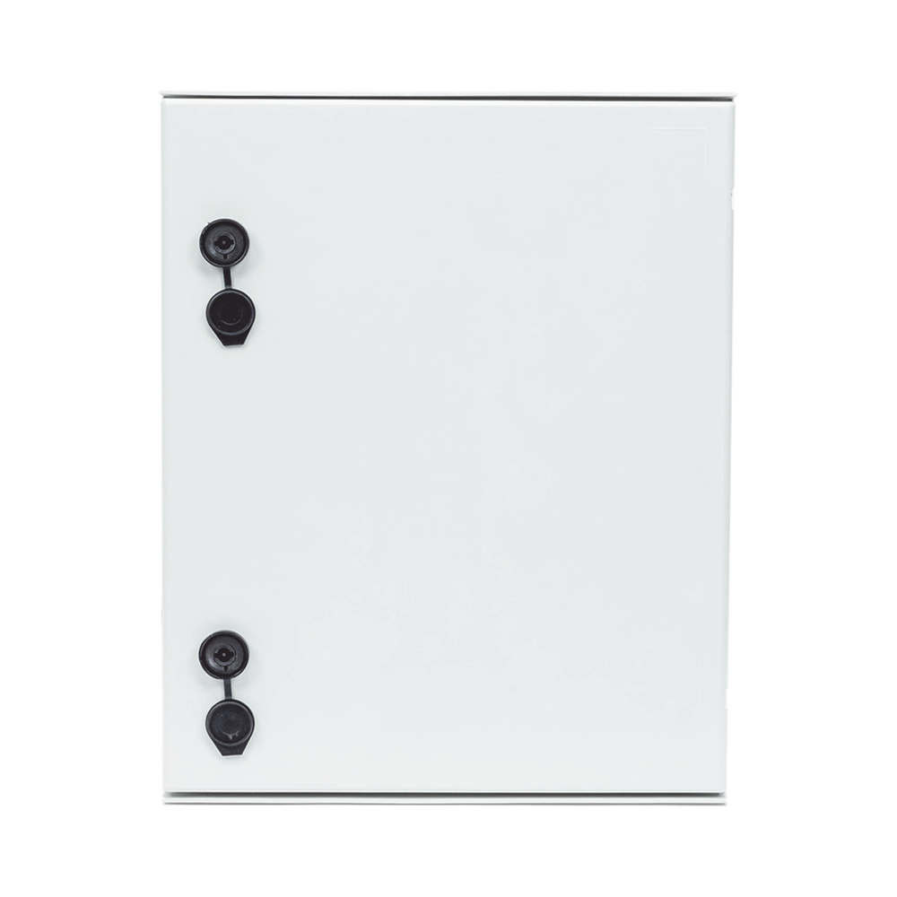 IP65 Polyester Enclosure for Outdoor Use (400 x 500 x 200 mm) with Internal Back Plate (Includes Key and Plate).