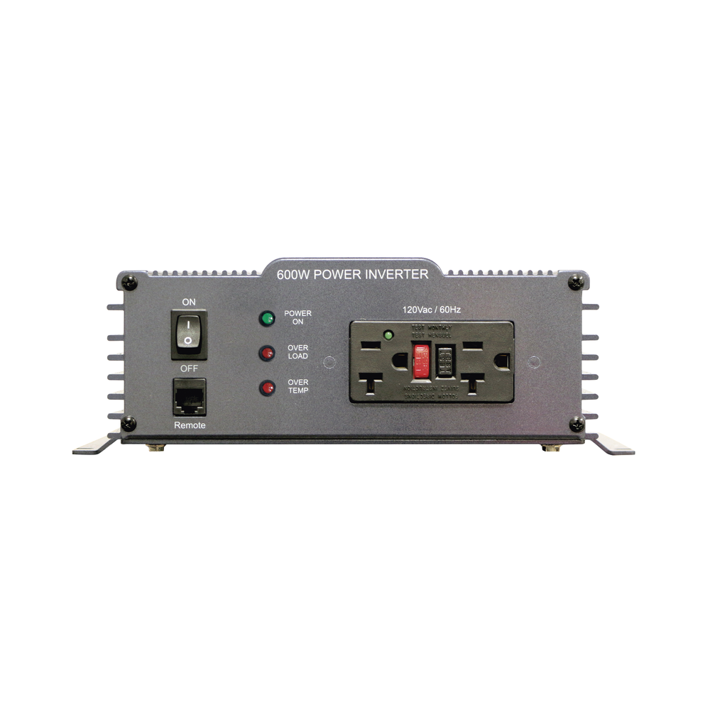 Inversor de Corriente (CD-CA) 600W Onda Sinusoidal Pura, Ent:12 Vcd, Sal: 120 Vca 60 Hz
