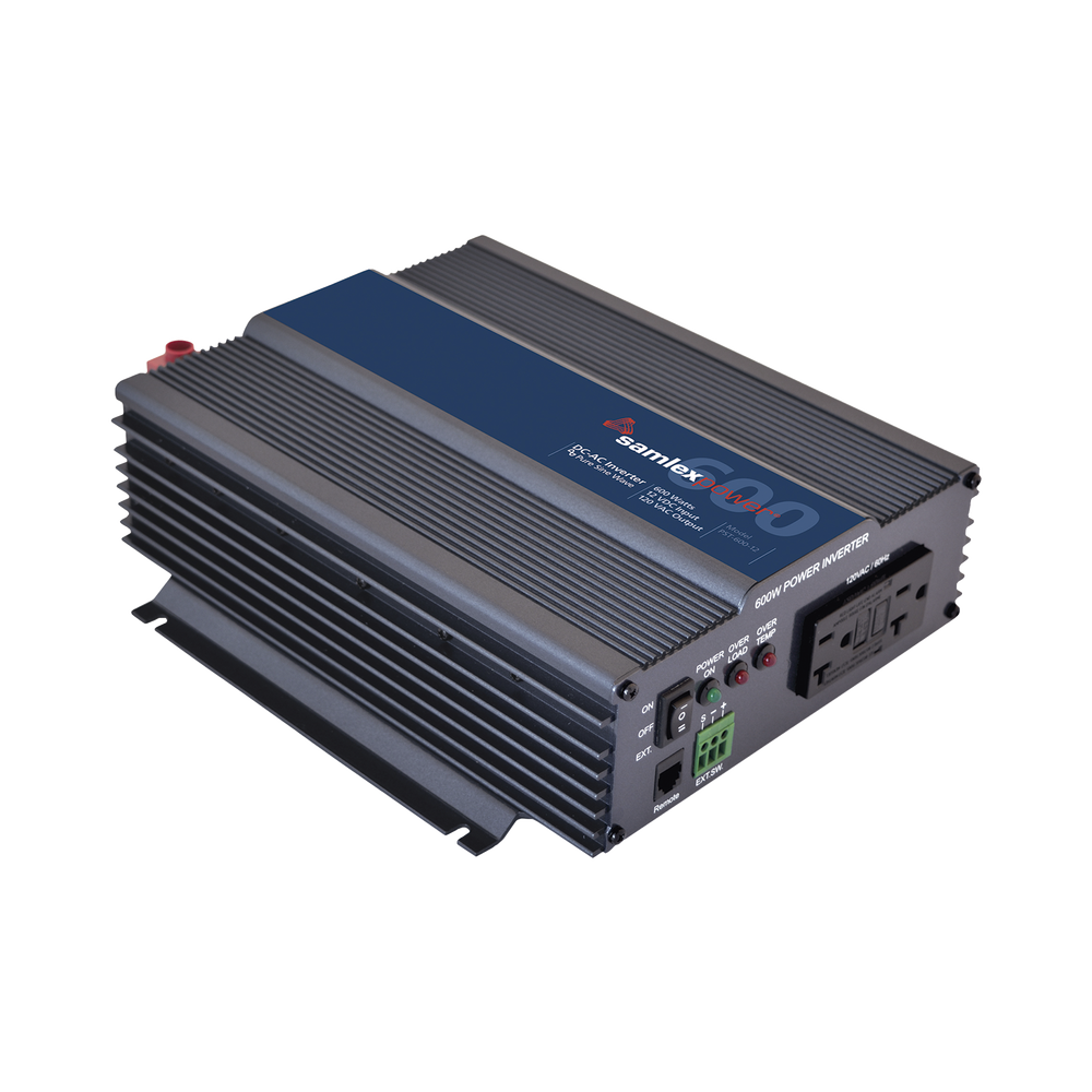 Inversor de Corriente (CD-CA) 600W Onda Sinusoidal Pura, Ent:12 Vcd, Sal: 120 Vca 60 Hz