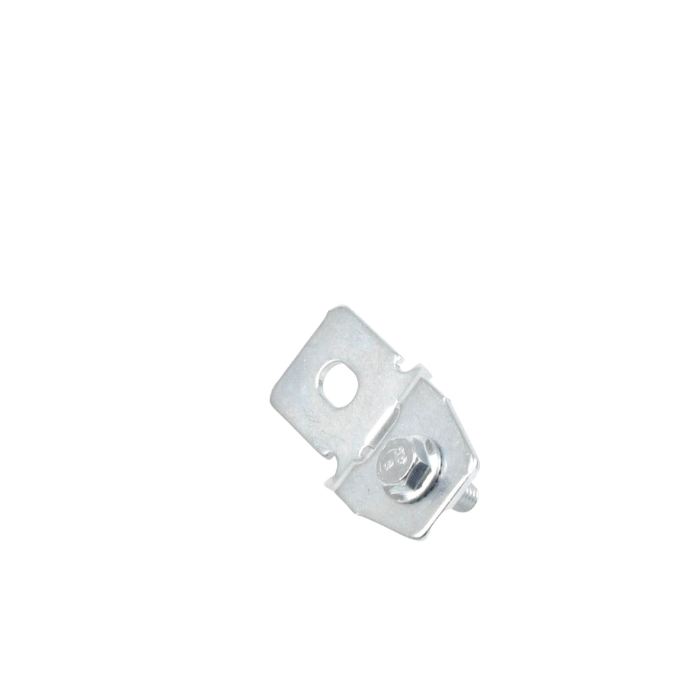 Set of 4 metal tabs for wall mounting of PST-line cabinets. Includes screw and nut.
