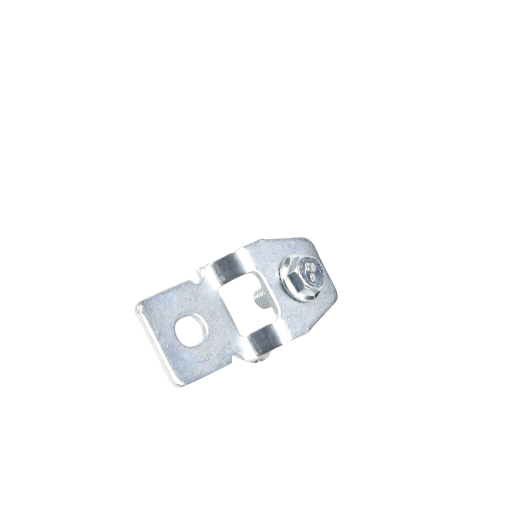 Set of 4 metal tabs for wall mounting of PST-line cabinets. Includes screw and nut.