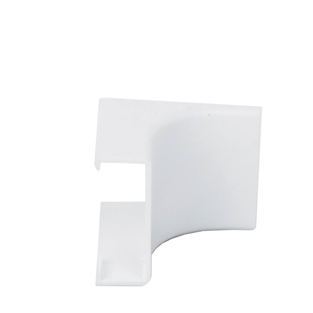 Esquinero interior blanco de PVC auto extinguible, para canaleta PT48 (6120-01002