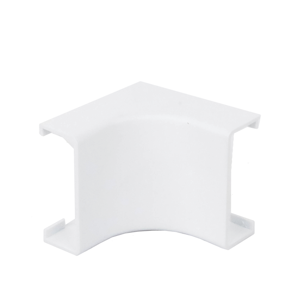 Esquinero interior blanco de PVC auto extinguible, para canaleta PT48 (6120-01002