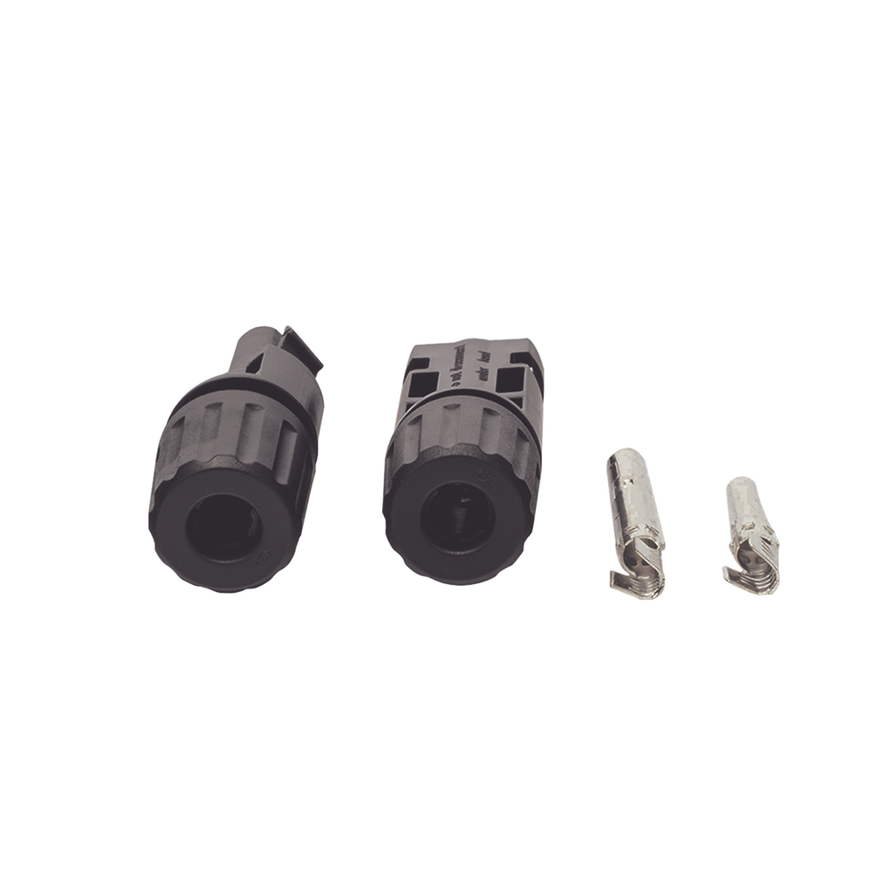 Pair of Male-Female Connectors for MC-4 Type Photovoltaic Modules