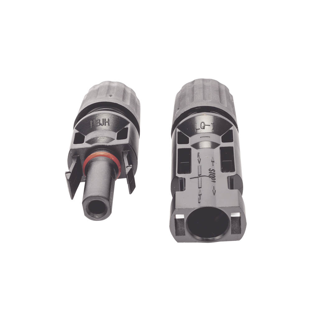 Pair of Male-Female Connectors for MC-4 Type Photovoltaic Modules