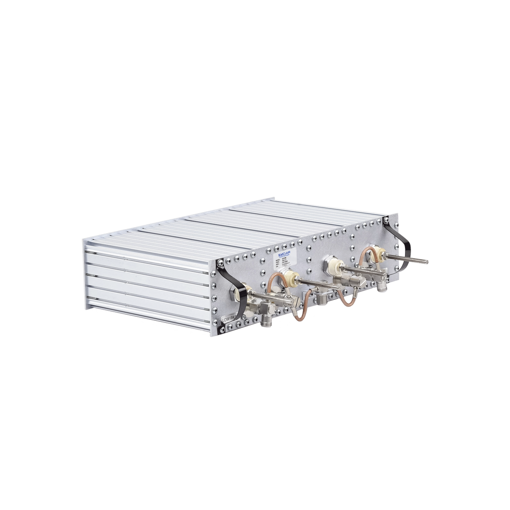 Duplexer Pasa Banda-Rechazo de Banda, 406-512 MHz, 4 Cav. de 4" por lado, 5 MHz, 350 Watt, N Hem.