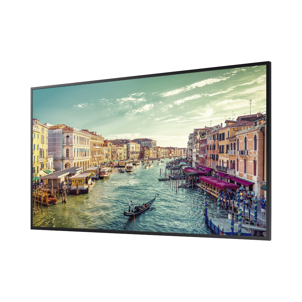 Pantalla Profesional de 85", Resolución UHD 3840X2160 PIX., Entradas de Video DVI / HDMI / DisplayPort / HDCP, Bocinas Integradas 10W. Compatible VESA
