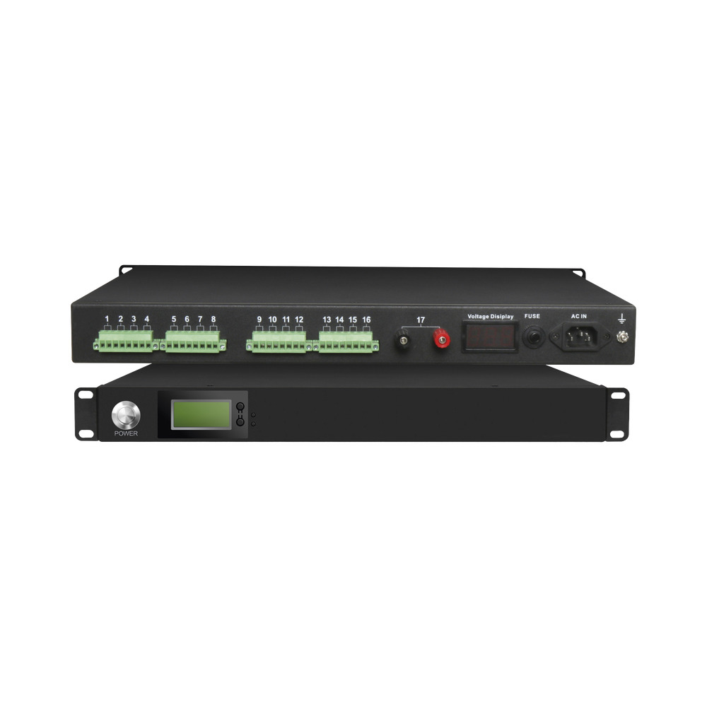 Fuente de Alimentación de ALTO RENDIMIENTO de 24 Vca 16 Salidas / 1.3A por Salida / Tipo RACK