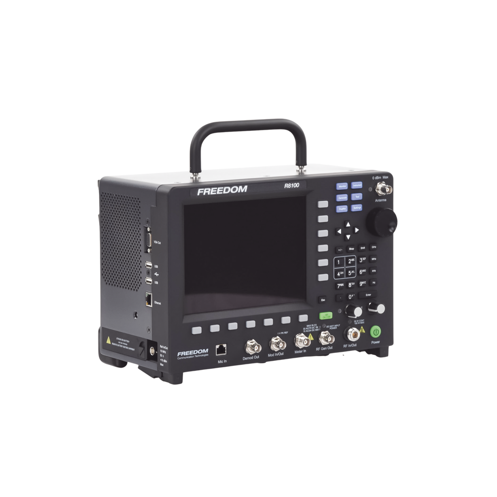Professional Analyzer for Ultra Portable Radio Communication Systems, 250 kHz-1 GHz.