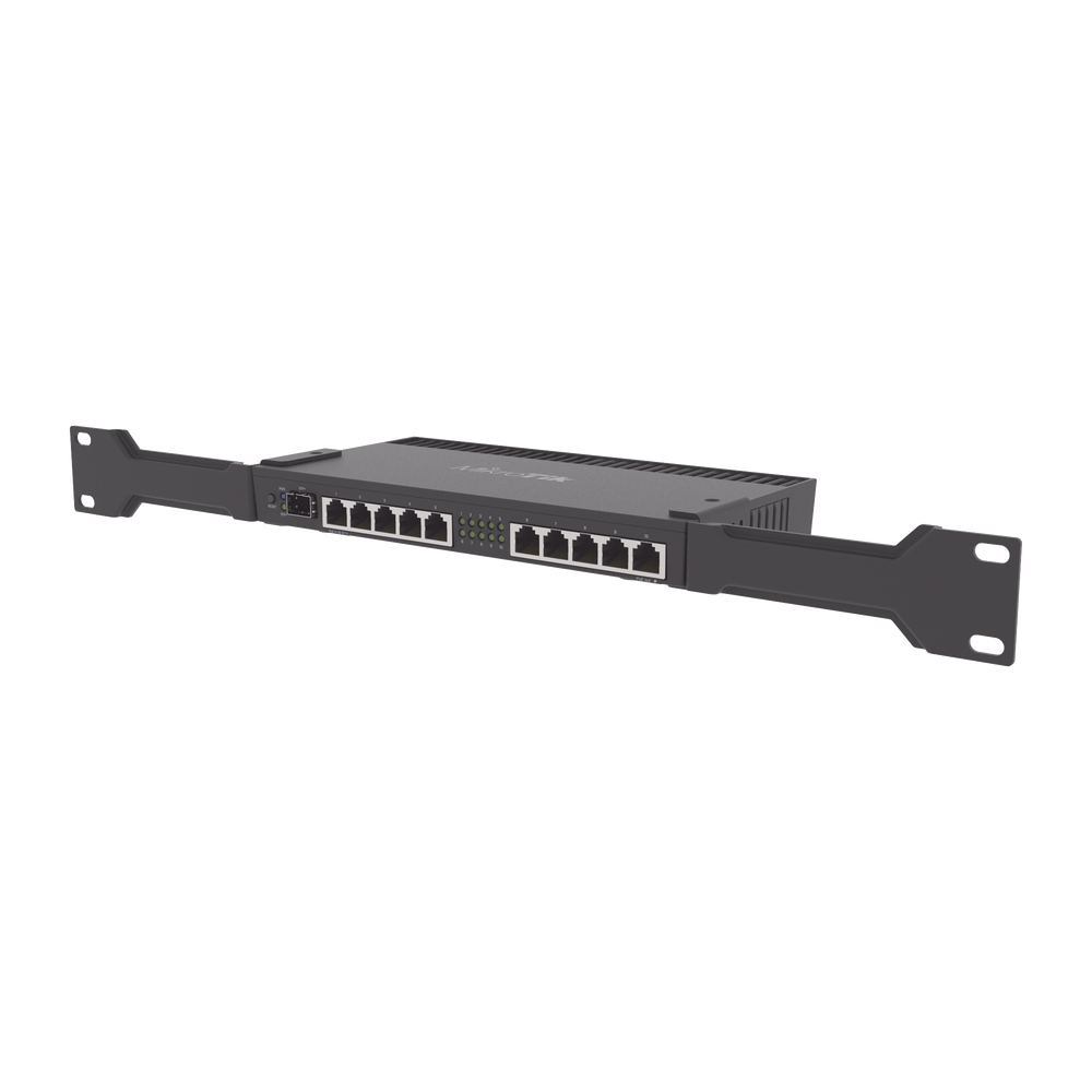 (RB4011iGS+RM) RouterBoard, 4 Core CPU, 10 Gigabit Ethernet Ports, 1 SFP+ port