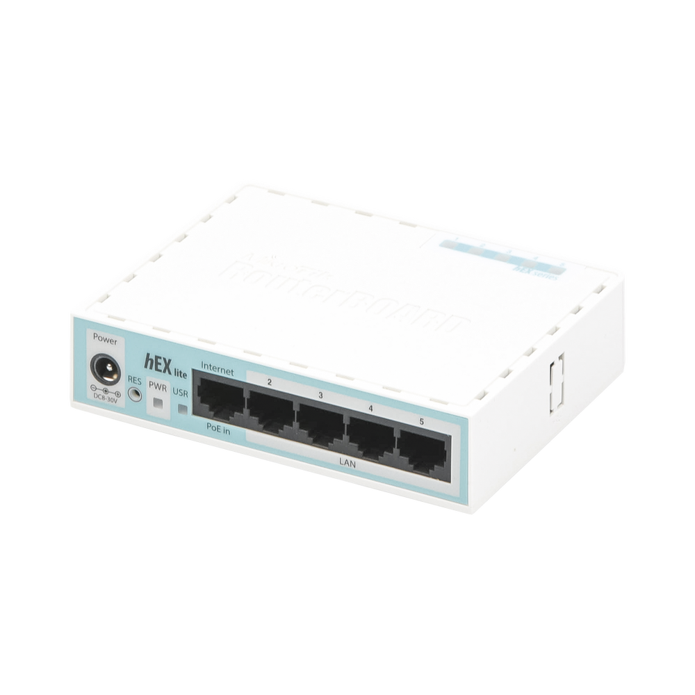 (hEX lite) RouterBoard, 5 Puertos Fast Ethernet