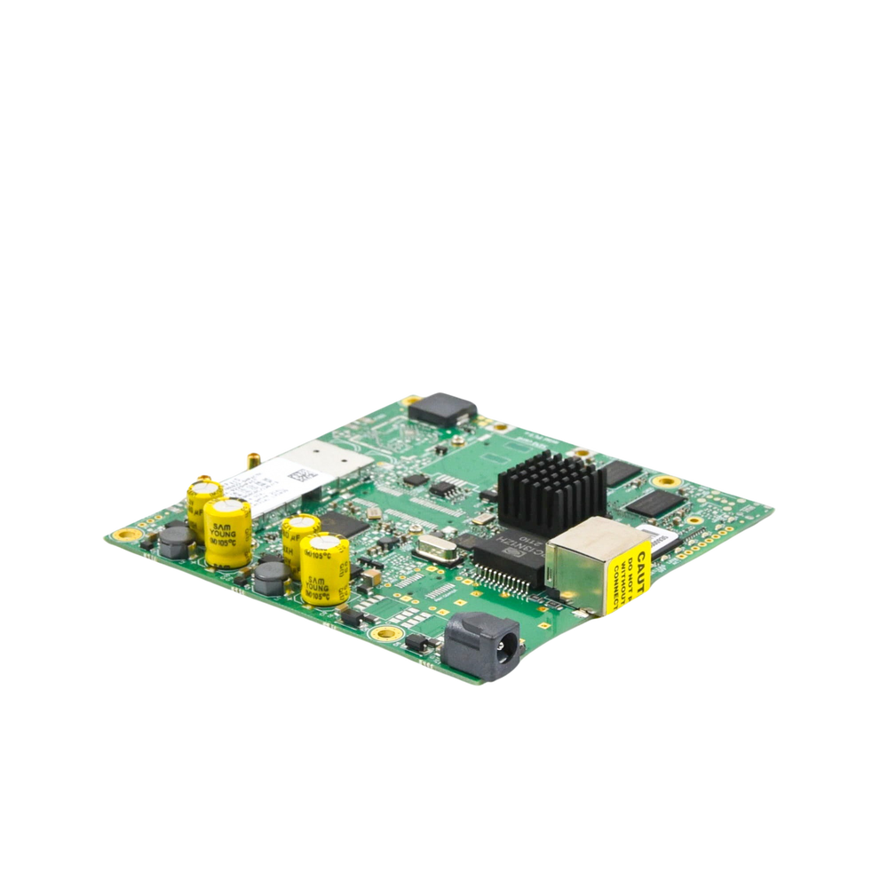 5GHz a/n/ac Wireless RouterBoard, 1 Gigabit Port, 720MHz CPU, Level 3 License (Client Only).