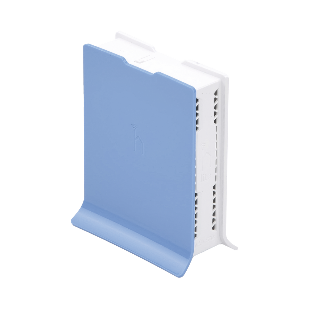 (hAP lite TC) 4 Puertos Fast Ethernet, Wi-Fi 2.4 GHz 802.11 b/g/n y base tipo Torre