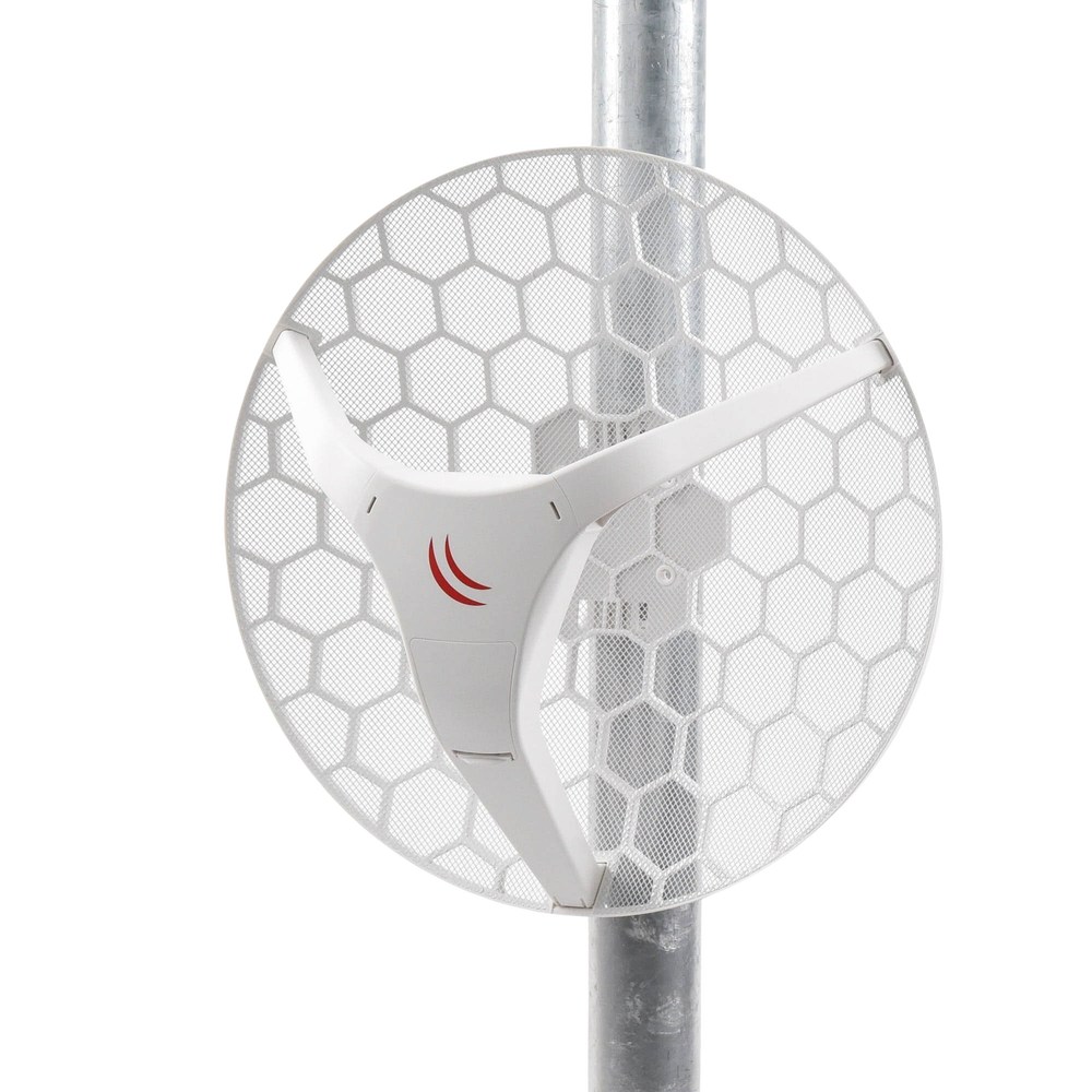(LHG HP5) Cliente de Alta Potencia en 5GHz 802.11 a/n con Antena de Rejilla de 24.5dBi