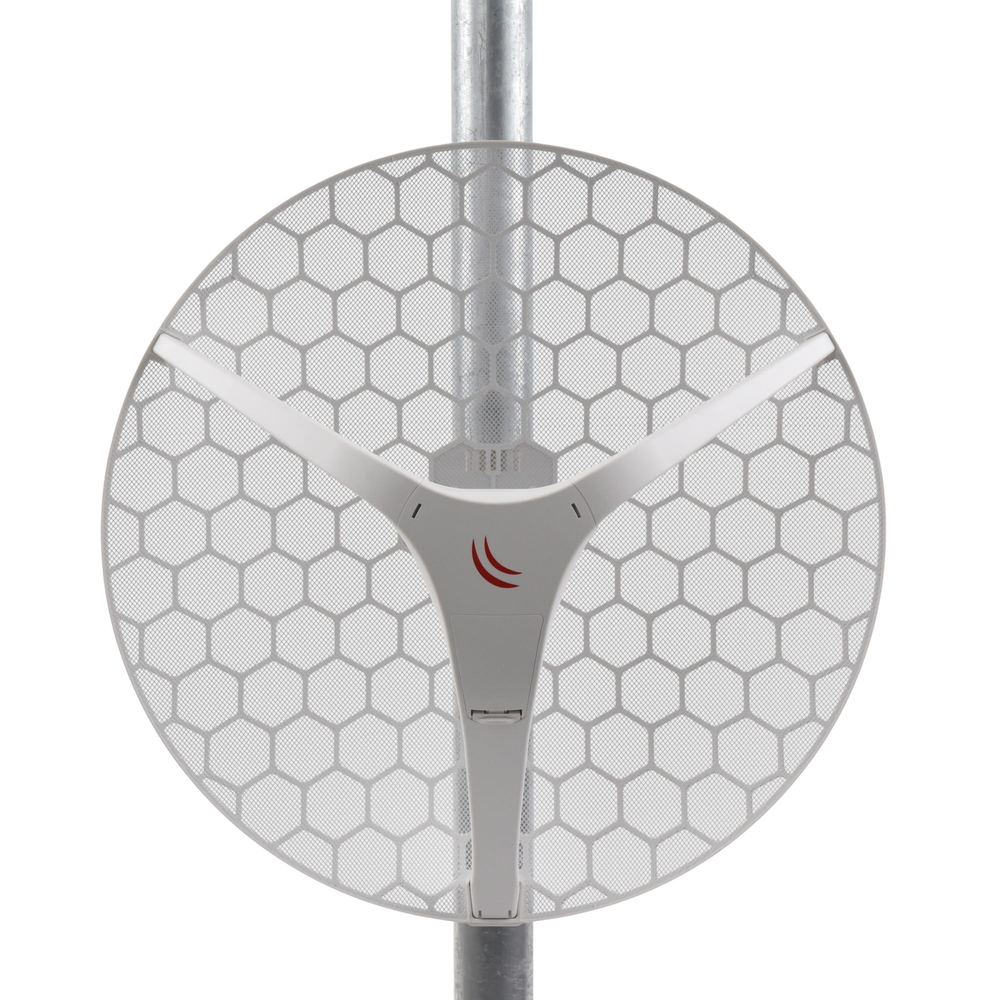 (LHG XL HP5) High Power Client and PtP, Enhanced 27 dBi Grid Antenna at 5GHz 802.11 a/n