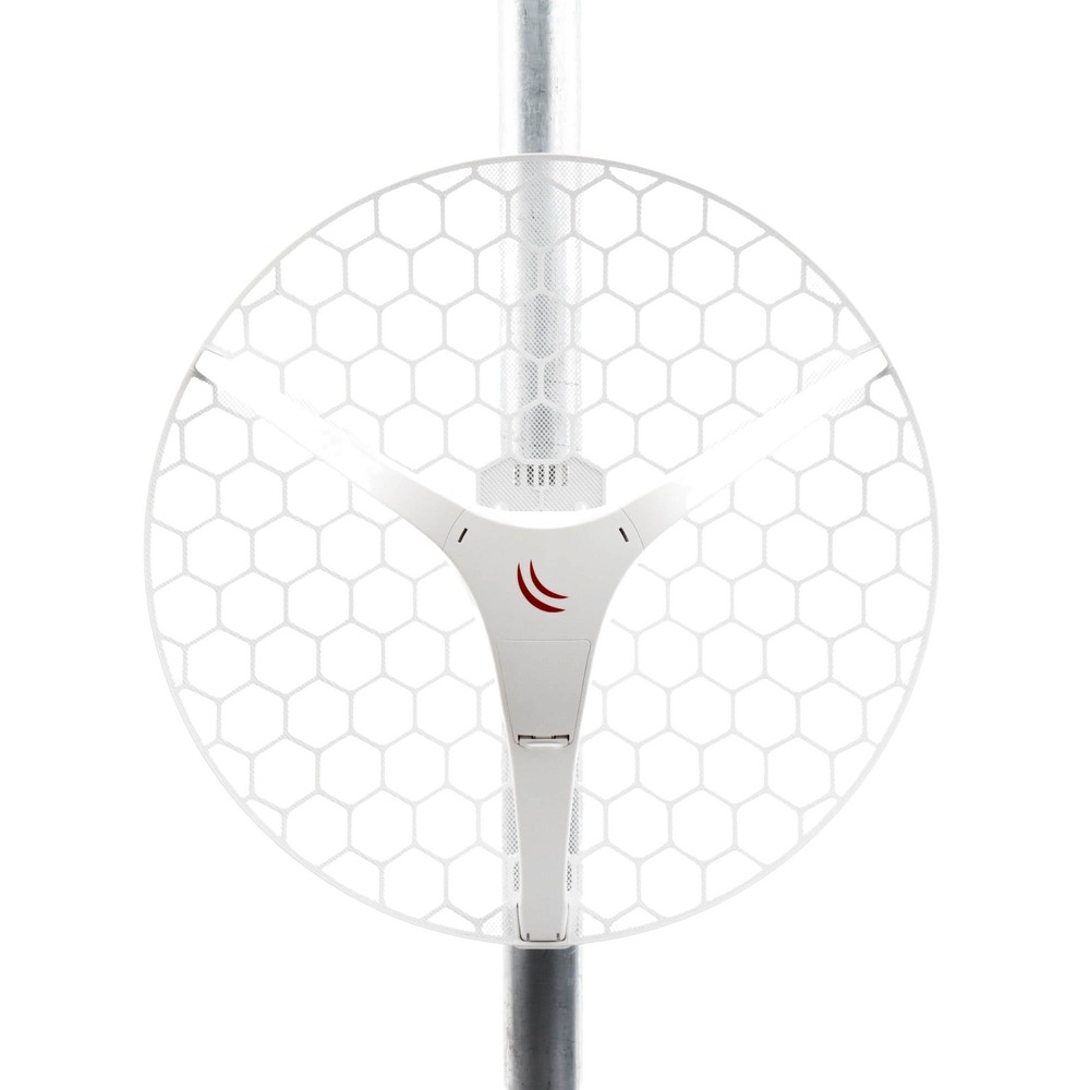 (LHG XL 5 ac) CPE y PtP en 5GHz 802.11 a/n/ac con Antena de Rejilla de 27dBi. "Ahora con Más Velocidad y Mayor Distancia"